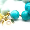 Schmückstück Armband Mala Twin La Mer, Vergoldet | Armb Nder