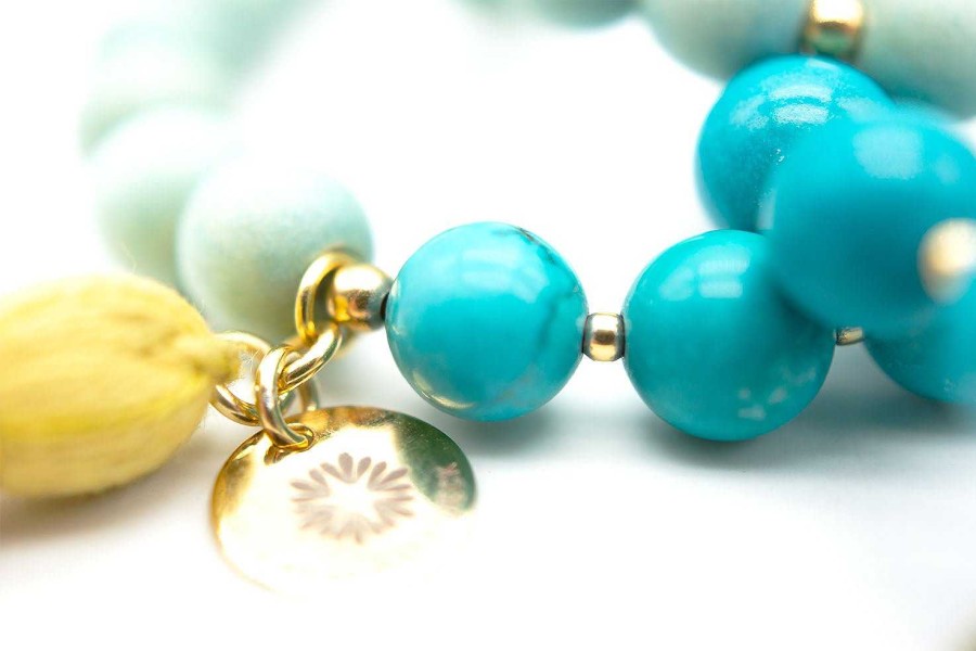 Schmückstück Armband Mala Twin La Mer, Vergoldet | Armb Nder