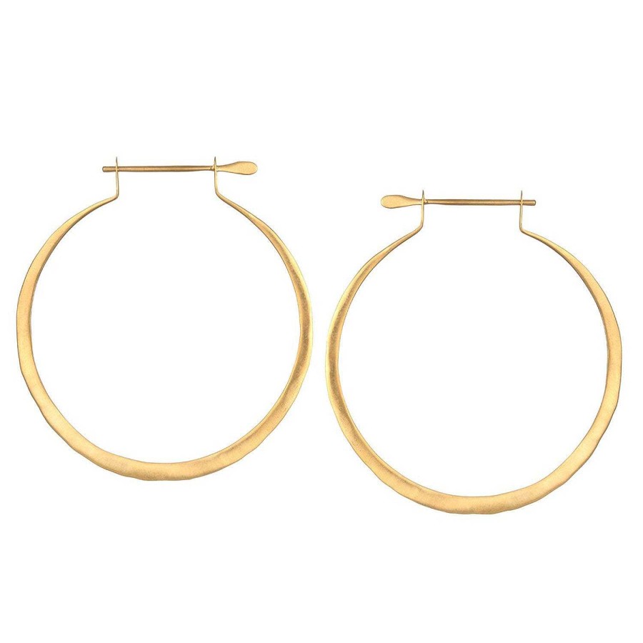 Satya Jewelry Creolen Effortless Simplicity, Vergoldet | Ohrringe