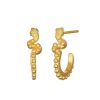 Satya Jewelry Ohrstecker In Constancy Stud Snake, Vergoldet | Ohrringe