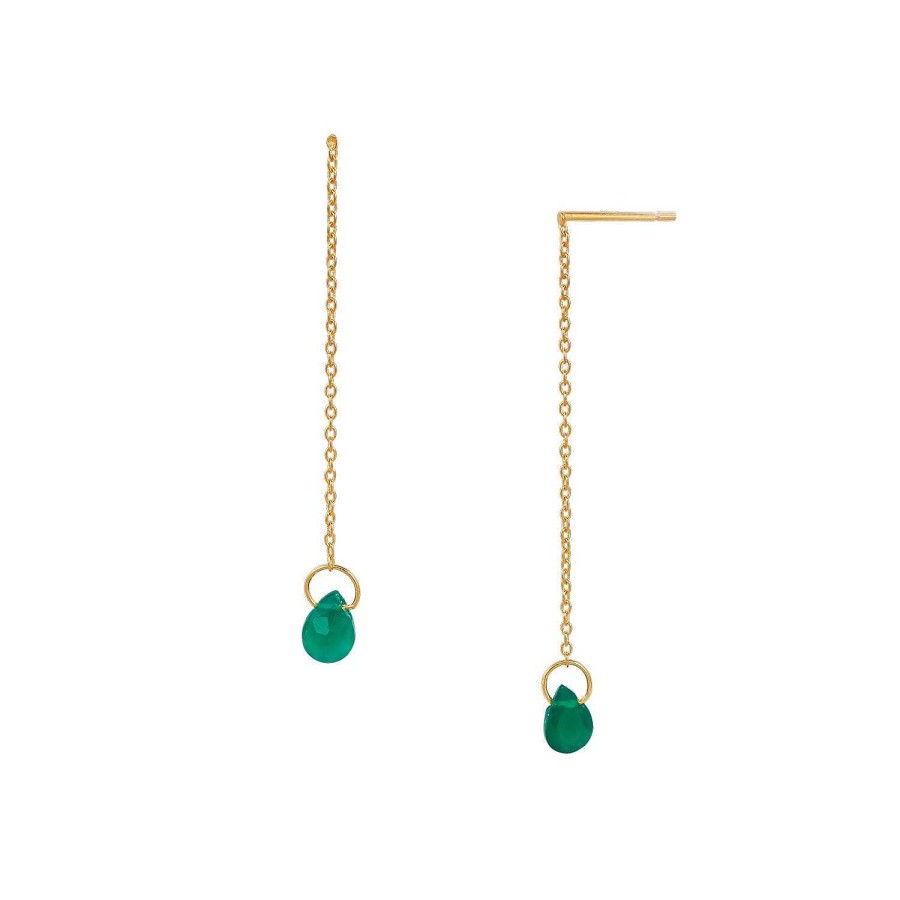 yours. Jewelry Ohrringe Drippity Drop, Chartreuse, Vergoldet | Ohrringe