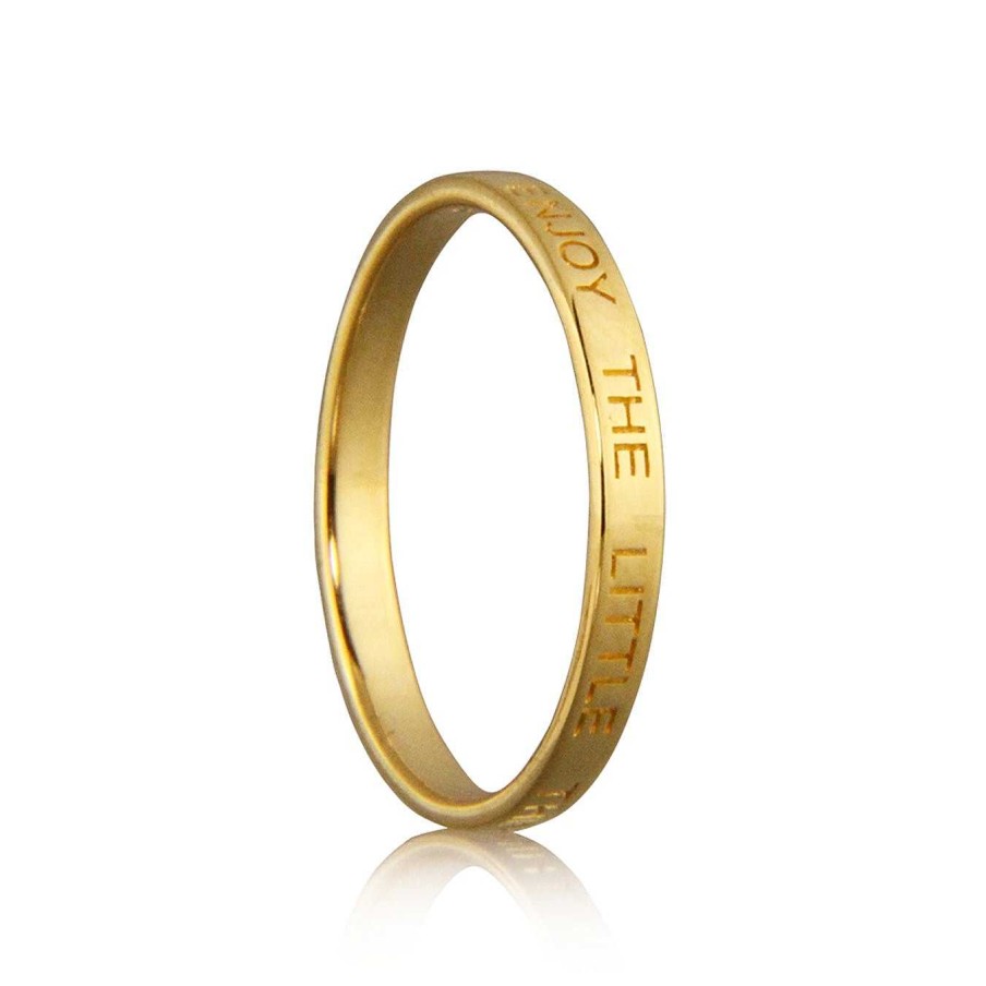 Jeberg Jewellery Ring Enjoy The Little Things, Vergoldet | Ringe