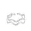 Pernille Corydon Ring Double Wave, Silber | Ringe