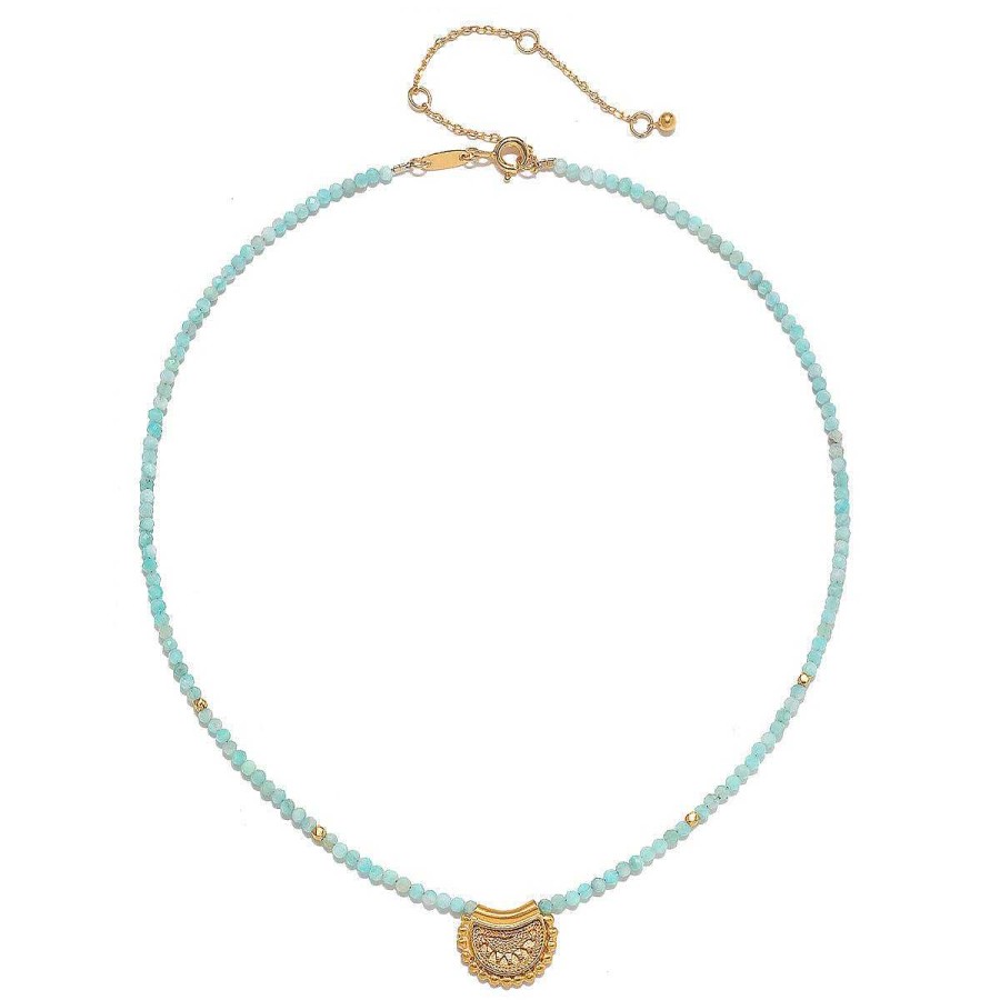 Satya Jewelry Kette Awaken Radiance Mini Mandala Choker, Vergoldet | Ketten