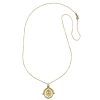 Satya Jewelry Kette In Safekeeping Gold Hamsa & Eye Spinning, Vergoldet | Ketten