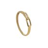 Jeberg Jewellery Ring Love Link, Vergoldet | Ringe