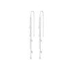 Pernille Corydon Ohrringe Flow Earhooks, Silber | Ohrringe