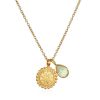 Satya Jewelry Kette Mandala Birthstone - August, Vergoldet | Ketten