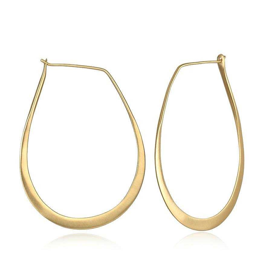 Satya Jewelry Ohrringe Minimalist Gold Hoop, Vergoldet | Ohrringe