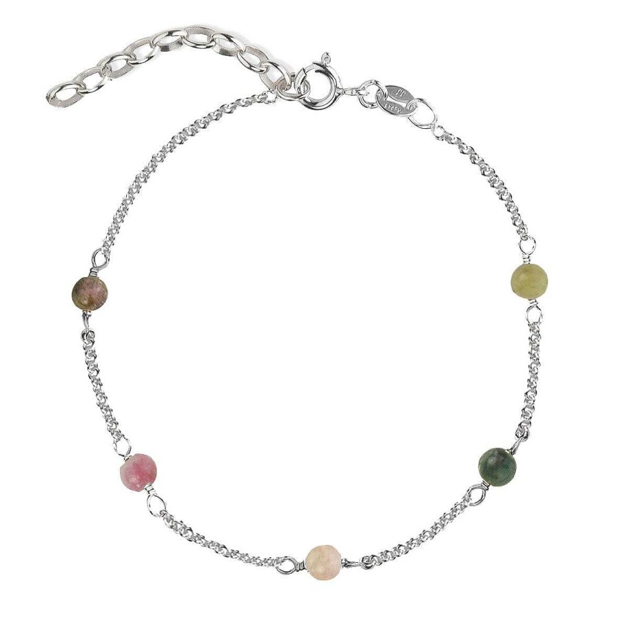 Jeberg Jewellery Armband Love Eye - Candy Mix, Silber | Armb Nder