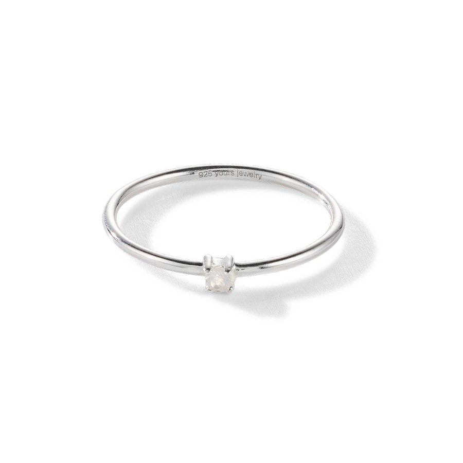 yours. Jewelry Ring Birdie, Playful White, Silber | Ringe