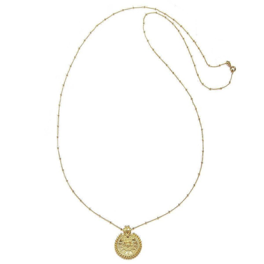 Satya Jewelry Kette In The Now Gold Hamsa, Vergoldet | Ketten