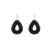 LOTT.gioielli Ohrringe Berry Drop, Black, S, Stecker, Vergoldet | Ohrringe