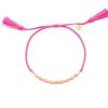 Schmückstück Armband Airy Pink Coral, Vergoldet | Armb Nder