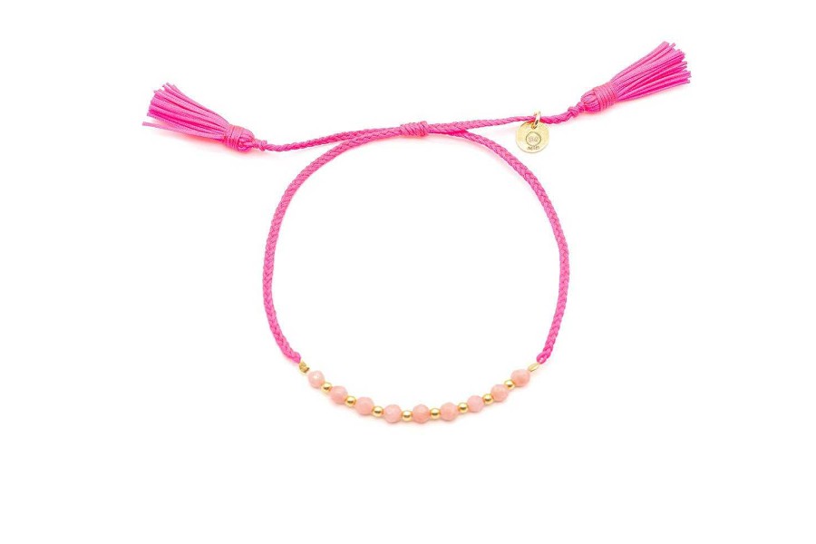 Schmückstück Armband Airy Pink Coral, Vergoldet | Armb Nder