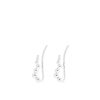 Pernille Corydon Ohrstecker Earclimber Glint, Silber | Ohrringe