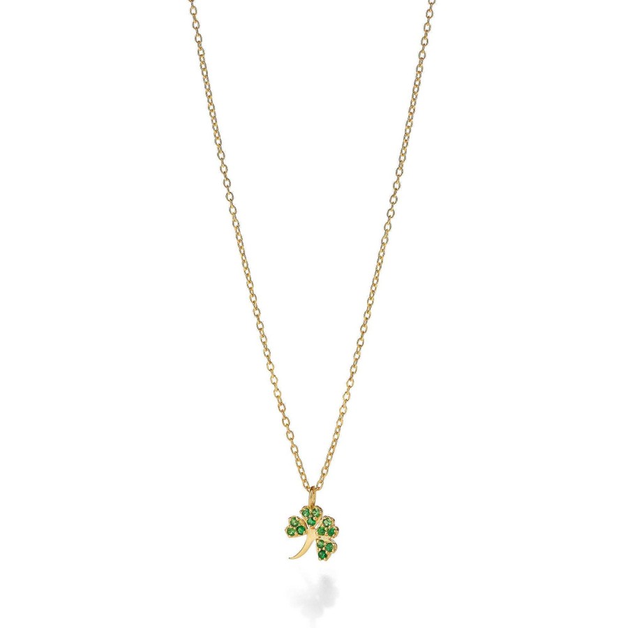 yours. Jewelry Kette Fields Of Bright Clover, Shake That Tree, Vergoldet | Ketten