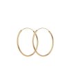 Pernille Corydon Creolen Plain Hoops, Vergoldet | Ohrringe