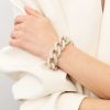 Vanessa Baroni Armband Flat Chain, Beige Multi, Vergoldet | Armb Nder